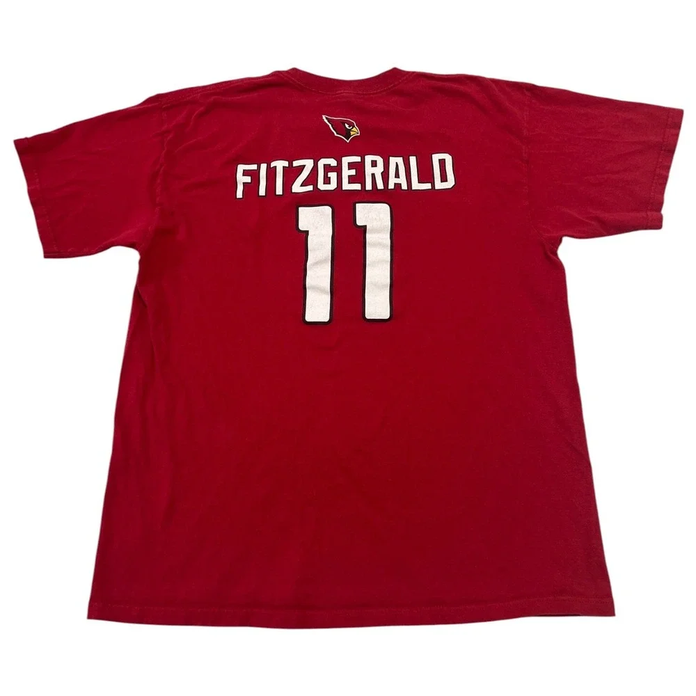 Arizona Cardinals Men's X-Large Larry Fitzgerald Red Short Sleeve T-Shirt NFL